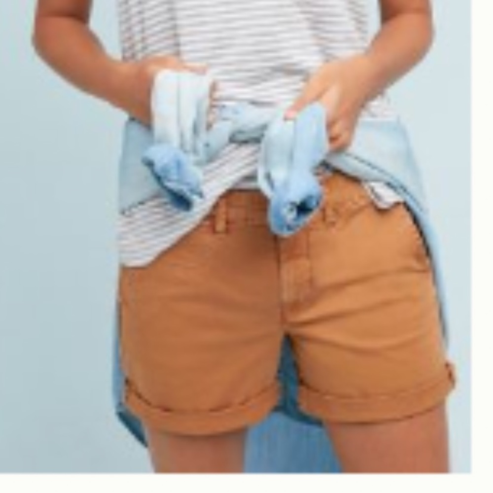 Anthropologie relaxed Chino shorts